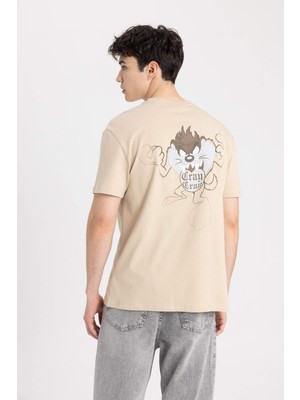 DeFacto Looney Tunes Regular Fit Bisiklet Yaka Kısa Kollu Tişört B8087AX24SM