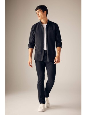 DeFacto Slim Fit Dar Paça Gabardin Chino Kanvas Pantolon B2089AX23AU