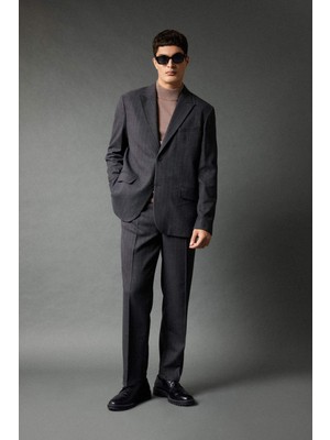 DeFacto Straight Fit Pantolon Normal Kalıp Normal Bel Her Yöne Esneyen Boru Paça B9494AX23WN