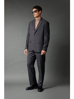DeFacto Straight Fit Pantolon Normal Kalıp Normal Bel Her Yöne Esneyen Boru Paça B9494AX23WN