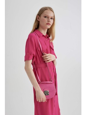 DeFacto Kadın Toka Detaylı Suni Deri Omuz Çantası C1194AXNS