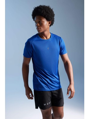 DeFacto Slim Fit Dar Kesim Bisiklet Yaka Baskılı Sporcu Kısa Kollu Tişört X6142AZ23AU