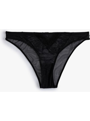 Koton Brazilian Tül Külot