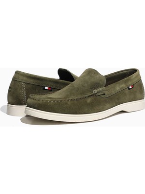 Tommy Hilfiger Tommy Hilfiger Casual Suede Loafers Süet Ayakkabı