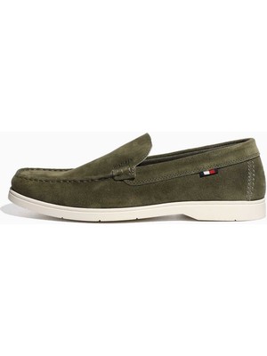 Tommy Hilfiger Tommy Hilfiger Casual Suede Loafers Süet Ayakkabı