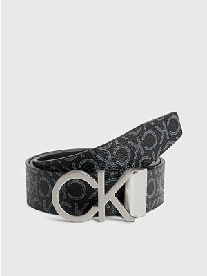 Calvin Klein Yeni Mono Kemer 3.5 cm Siyah Renk Erkekler İçin Modern Tasarım ve Dayanıklı Yapı