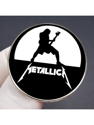 Lita Union Metallica Metal Rock Grubu Pimi Torrent Metal Müzik Pimi Rozeti Alaşım Rozet Aksesuarları (Yurt Dışından)