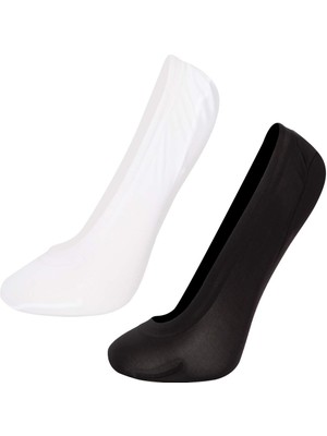 DeFacto Kadın Lazer Kesim 2'li Microfiber Babet Çorap B6059AXNS