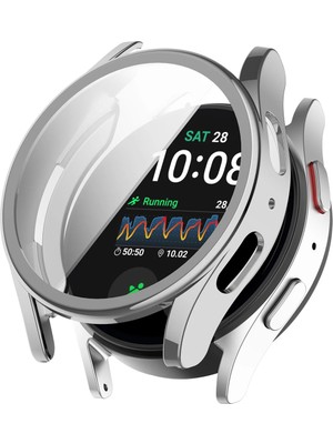 Microcase Samsung Watch 7 40MM Önü Kapalı Silikon Kılıf - AL3173