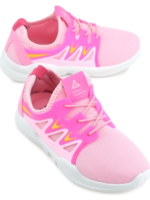 Gezer Gezer Yazlık Lastikli Esnek Rahat Taban Günlük Kız Çocuk Spor Ayakkabı