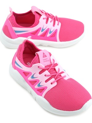 Gezer Gezer Yazlık Lastikli Esnek Rahat Taban Günlük Kız Çocuk Spor Ayakkabı