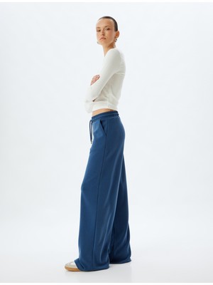 Koton Eşofman Pantolon Bol Paça Cepli Modal Kumaş