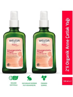 Weleda Anne Çatlak Yağı 2X100ML Cilt Gerginliği Önleyici Özellikleri ile Hamilelik Dönemi İçin Uygun