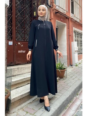 Asilnur Nida Ribanalı Ferace Siyah