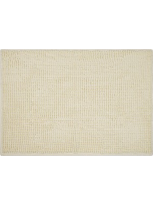 Evidea Soft Clean Makarna Banyo Paspası - Krem - 50X70 cm