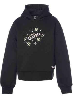 Hummel Sigred Çocuk Siyah Kapüşonlu Sweatshirt