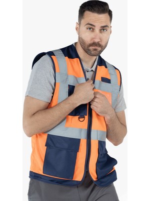 Yıldırımlar YLD Fileli Mühendis İkaz Yeleği