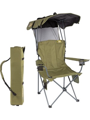 Funky Chaırs Tenteli Gölgelikli Kamp Sandalyesi - Haki
