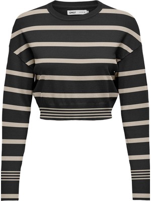 Onlıbı Ls Cropped Pullover cc Knt