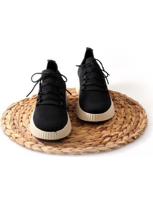 Papuçcity Fendii 02845 Kadın Yüksek Taban Günlük Spor Ayakkabı