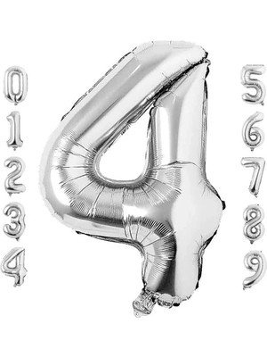 Balon Diyarı Rakam Folyo Balon 34 Inç 76-82 Cm