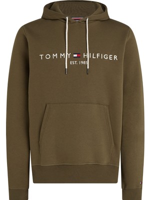 Tommy Hilfiger Kapüşon Yaka Haki Erkek Sweatshırt MW0MW11599RBN