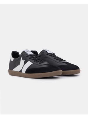 Kappa Logo Tore Erkek Siyah-Beyaz Sneaker
