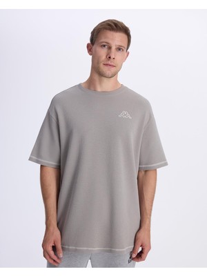Kappa Logo Pronto Erkek Gri Tişört