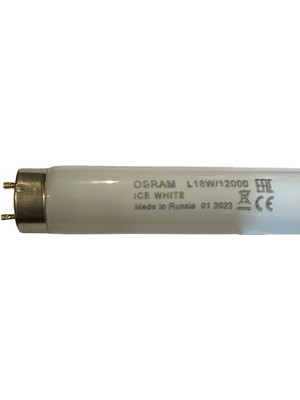 Osram 10 Adet Osram 18W  1050 Lümen 12000K (Buz Beyazı) T8 Floresan 60CM