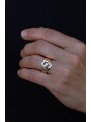 Yenigün Kuyumculuk 14 Ayar Altın S Harfli Yüzük