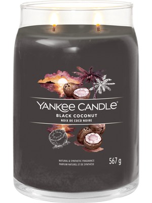 Yankee Candle Black Coconut Signature Büyük Mum