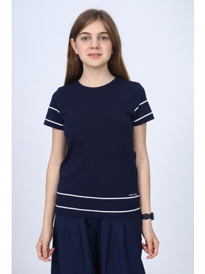 Toontoy Kız Çocuk Okul Baskılı Tişört