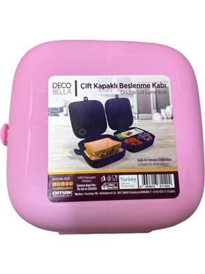 Omak Çift Bölmeli Beslenme Kutusu