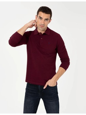 Pierre Cardin Slim Fit Fit Polo Yaka Erkek Sweatshirt