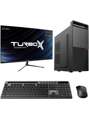 Turbox TX5513 Ryzen 5 3600 8gb Ram 256GB SSD 2gb R5 230 23.6 Inç Fhd Kurumsal Ofis Bilgisayarı