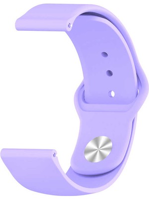 ZORE Huawei Gt4 41MM Krd-11 18MM Silikon Kordon-Lila