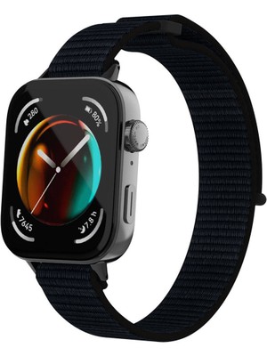 ZORE Huawei Watch Fit 3 Krd-03 Hasır Kordon-Siyah