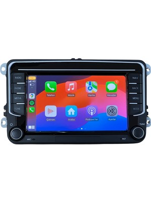 Stonex Volkswagen Caddy 7inç Tuşlu Model Carplay Android 13.0 Multimedya