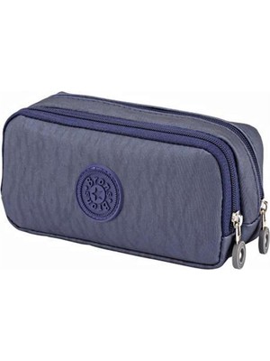 Brons Çift Bölmeli Öğrenci Kalem Çantası BR-3138