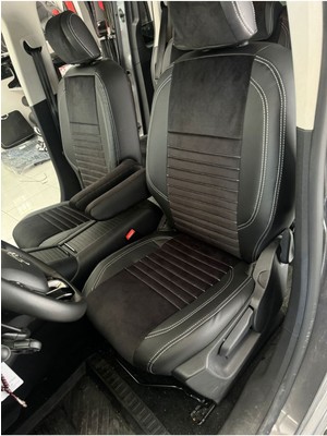 Akıncı Citroen Berlingo 2019-2024 Arası Uyumlu Arka Sırt Arka Oturma 3 Parça