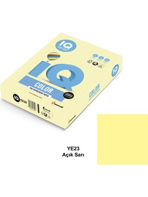 Mondi Iq Color A4 Renkli Fotokopi Kağıdı 80 gr  Açık Sarı 500 Ad.