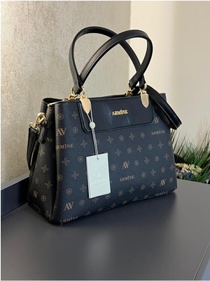 Armine Hayır ARM.206.KS Armine Özel Renk Konbin El ve Kol Çantası Olarak Tasarlanmış Deri Kol Çantası Günd