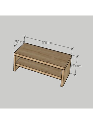 Emkawood Beliz Safir Monitör Yükseltlci Laptop Standı