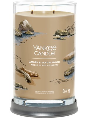 Yankee Candle Amber & Sandalwood Tumbler Büyük Mum