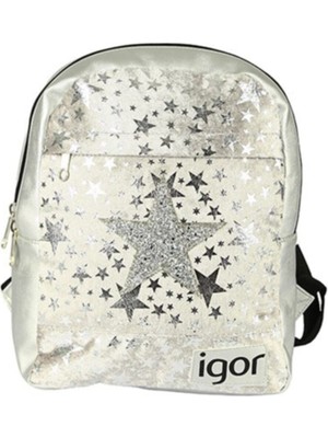 Igor Tekstil W80313 Star Okul Çantası Çocuk Gri Okul Sırt Çantası Kahverengi Sırt Çantası