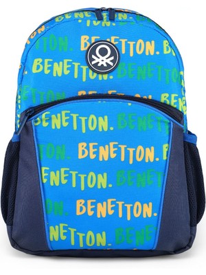 Benetton Back To School Mavi - Lacivert Erkek Sırt Çantası Sırt Çanta Mavi