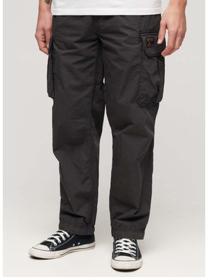 Superdry Superdry Lastikli Paça Siyah Erkek Kargo Pantolon M7011131A02A_Para Cargo Slım Pant