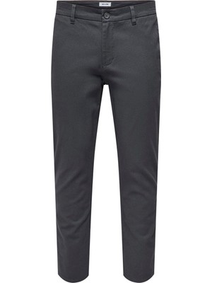 Only & Sons Normal Bel Dar Paça Dar Antrasit Erkek Pantolon Onsnıcky Pete Slım 0241 Pant