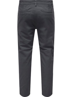 Only & Sons Normal Bel Dar Paça Dar Antrasit Erkek Pantolon Onsnıcky Pete Slım 0241 Pant