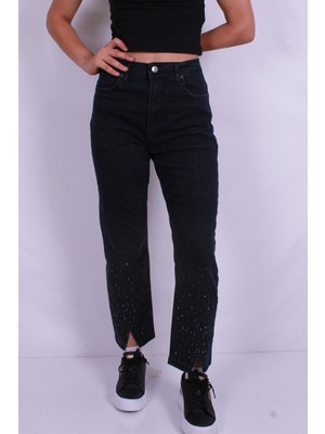 Giyinsen Kadın Siyah Jean Pantolon - 25KD52000007